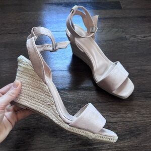 Charlotte Russe Faux Suede Espadrilles size 10